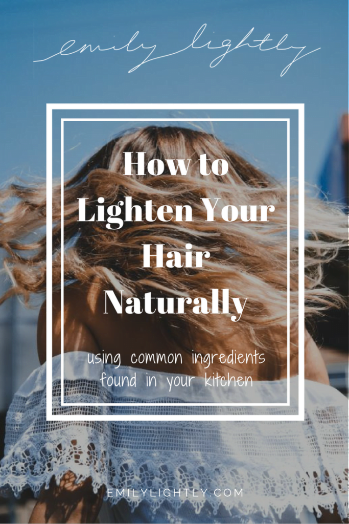 How to Lighten Your Hair Naturally