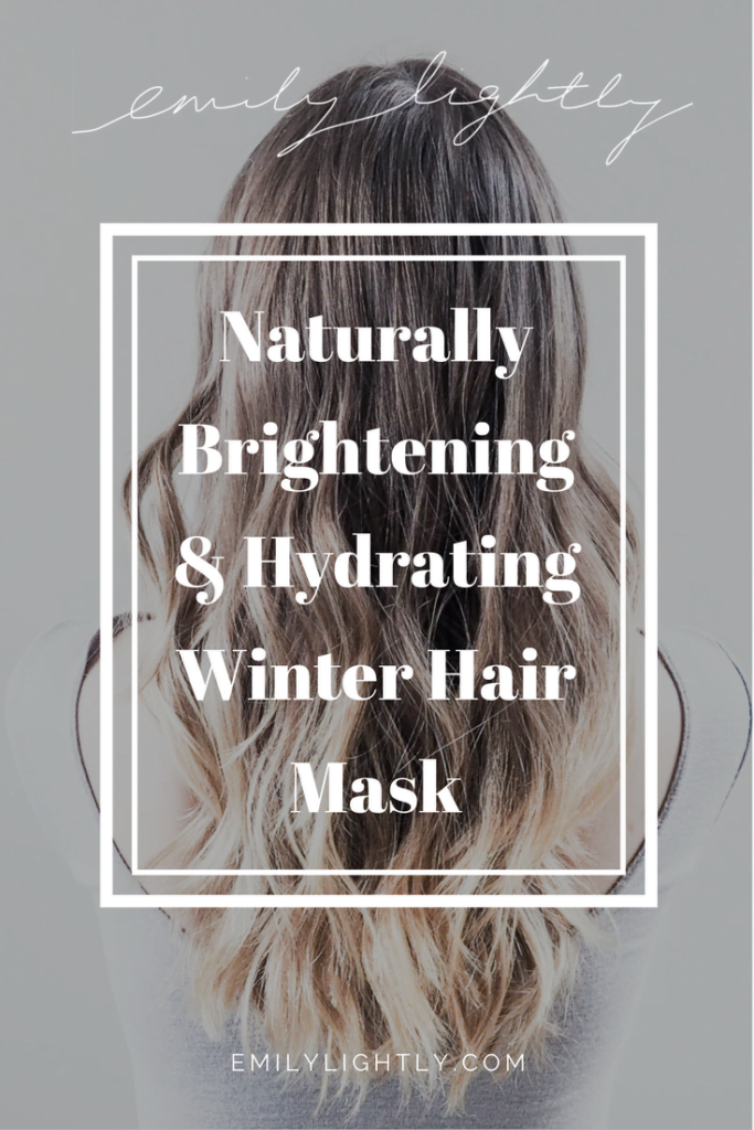 Naturally Brightening & Hydrating Winter Hair Mask