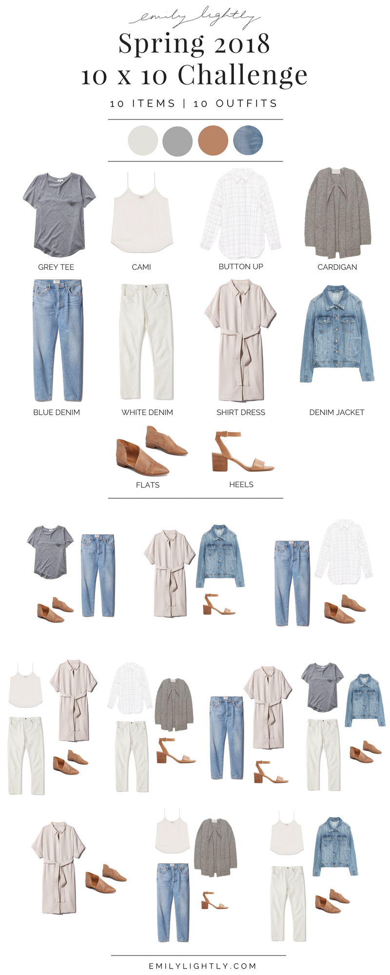 Summer 10×10 Capsule Wardrobe (2018) - Mademoiselle