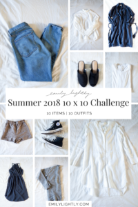 Summer 2018 10 x 10 Challenge Recap
