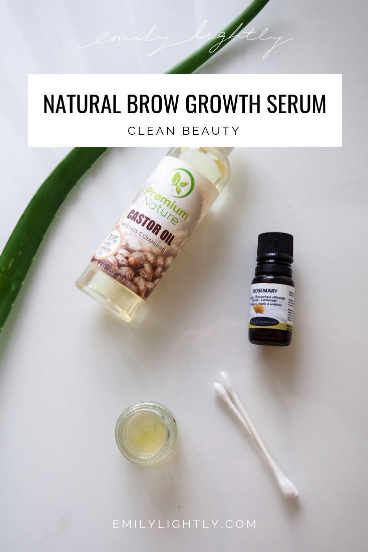 DIY Natural Brow Growth Serum Pin