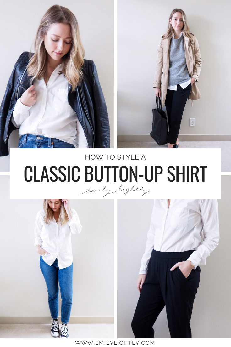 How to Style a Classic Button-Up Shirt Pin