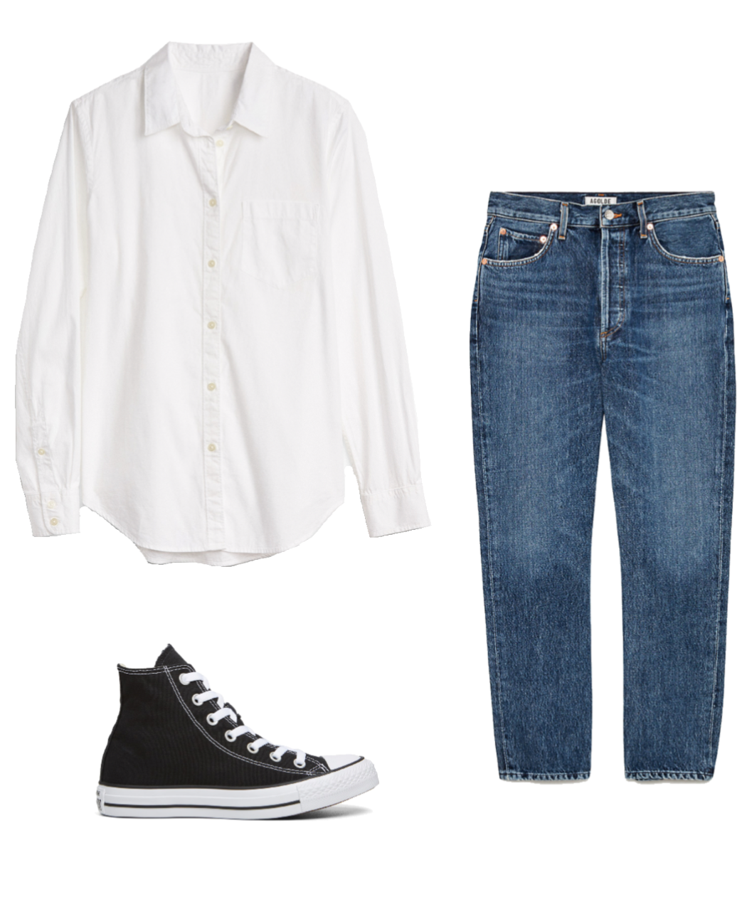 A Classic White Button Down Top for Spring on Life with Emily