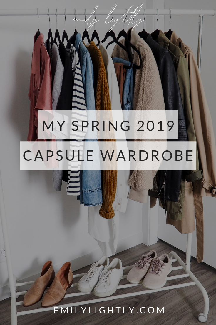 Spring Capsule Wardrobe 2019 - Emily Lightly