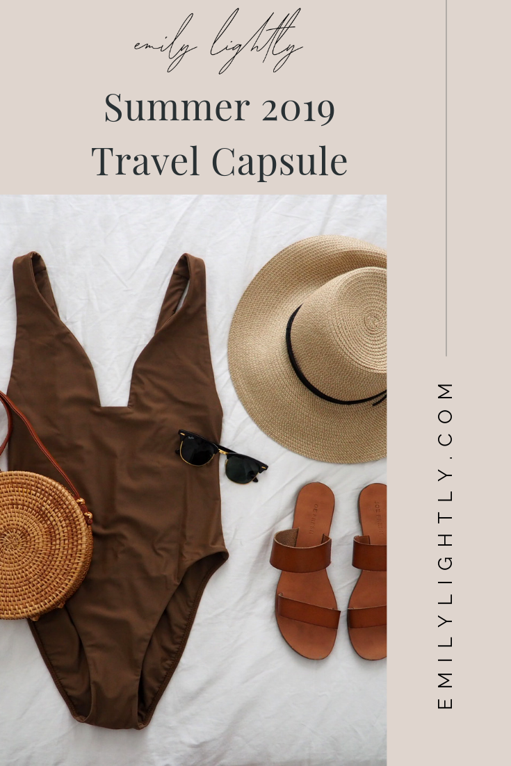 What's in My Summer 2019 Travel Capsule - Emily Lightly