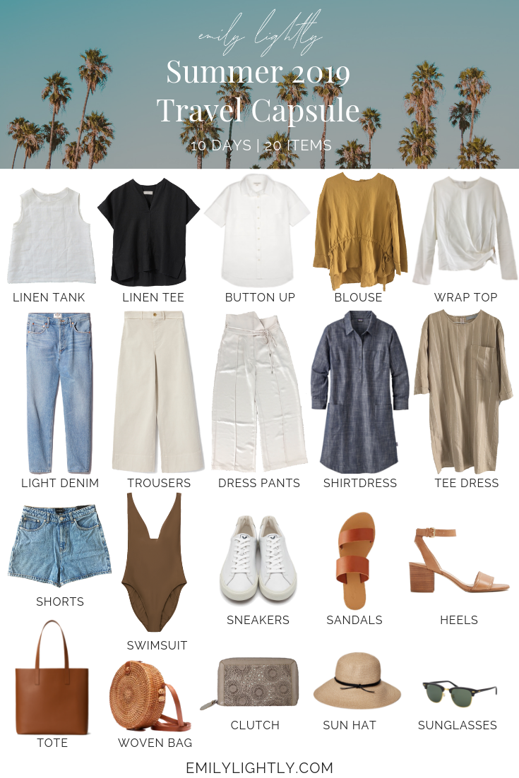 A Simple Summer Capsule Wardrobe For Women [2023] - Emma