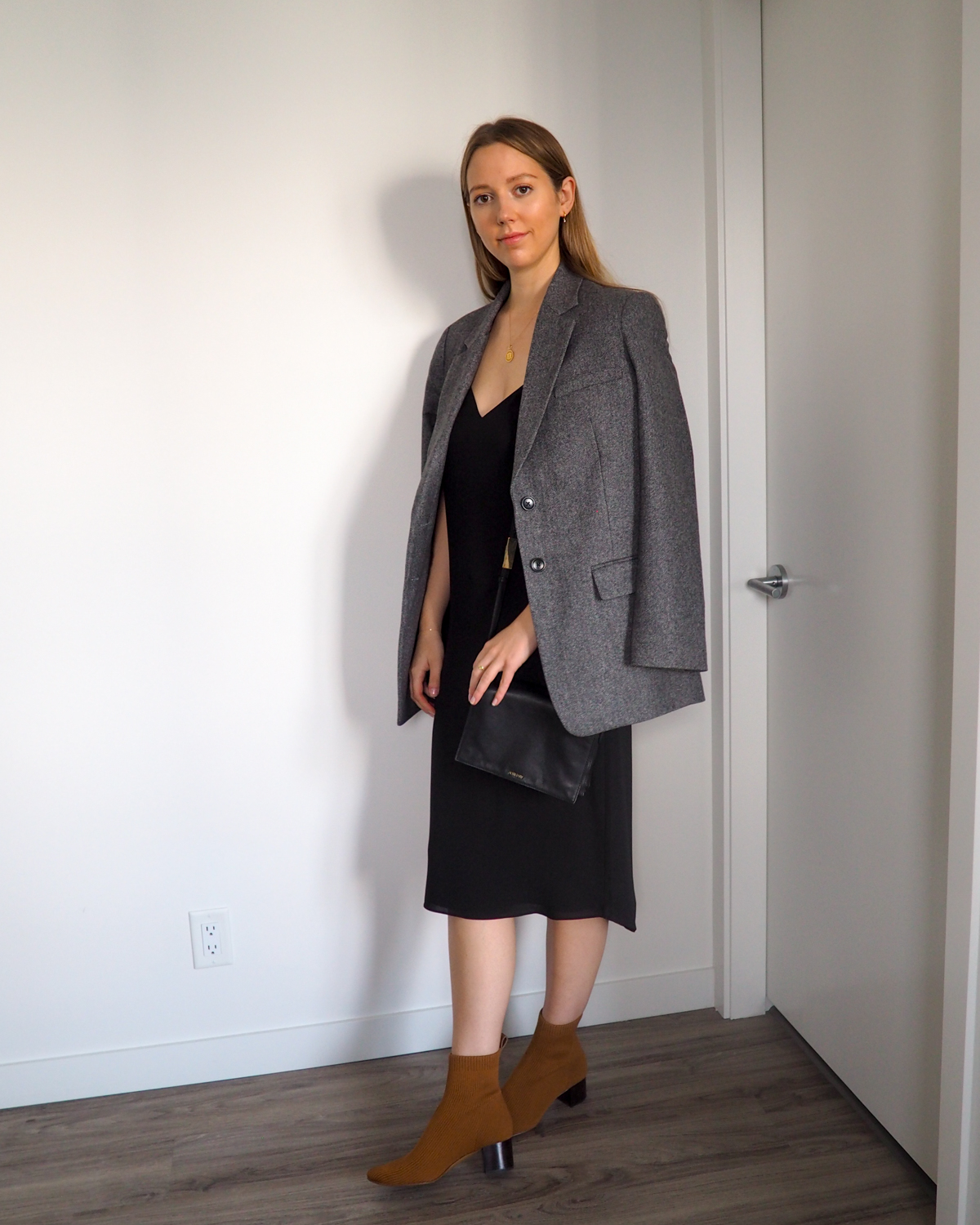 How to Style Boots & Blazers for Fall featuring Everlane - Emily Lightly