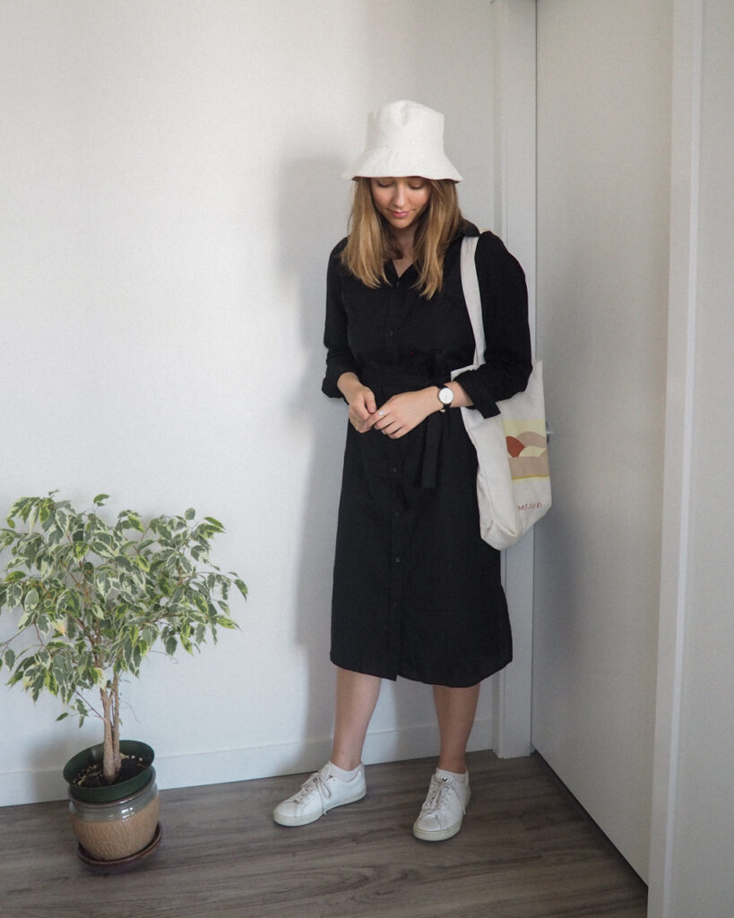 Styling a Shirt Dress 5 Ways featuring Kotn - Emily Lightly