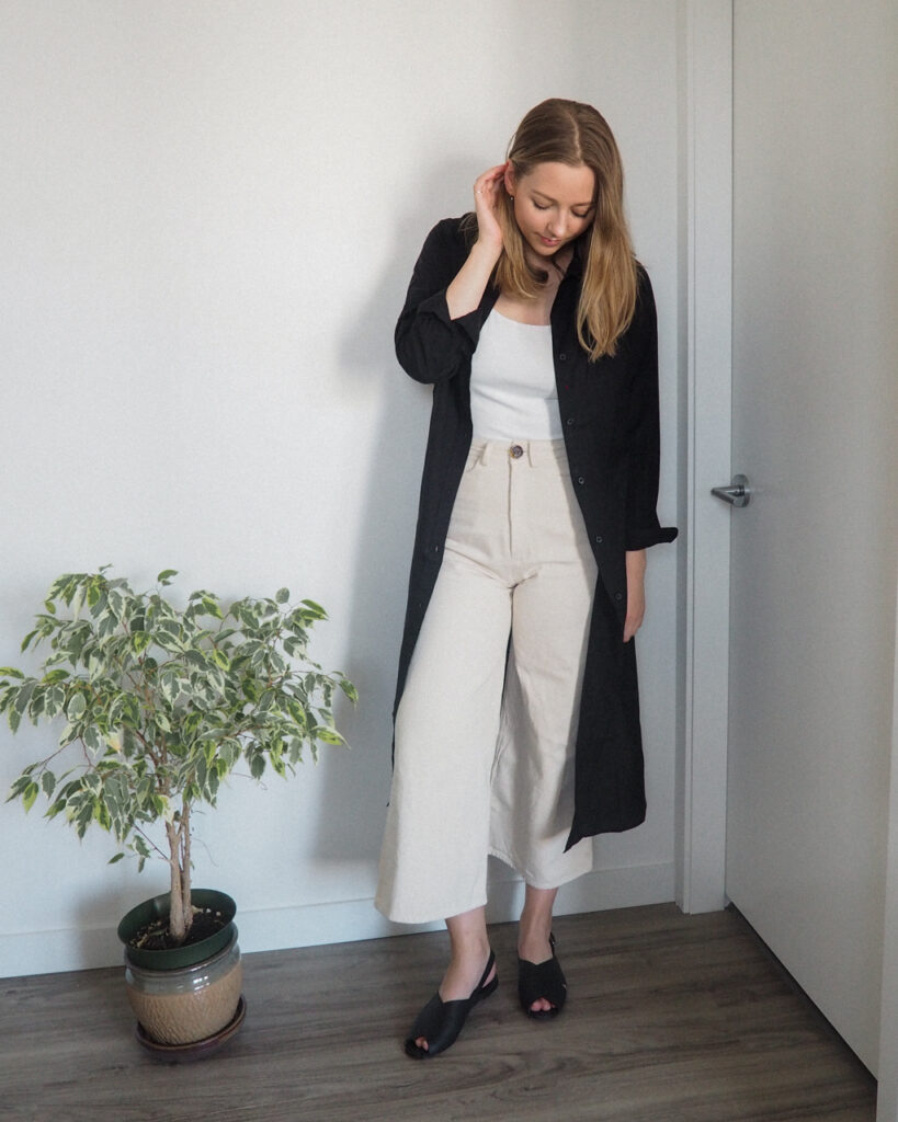 Styling a Shirt Dress 5 Ways featuring Kotn - Emily Lightly