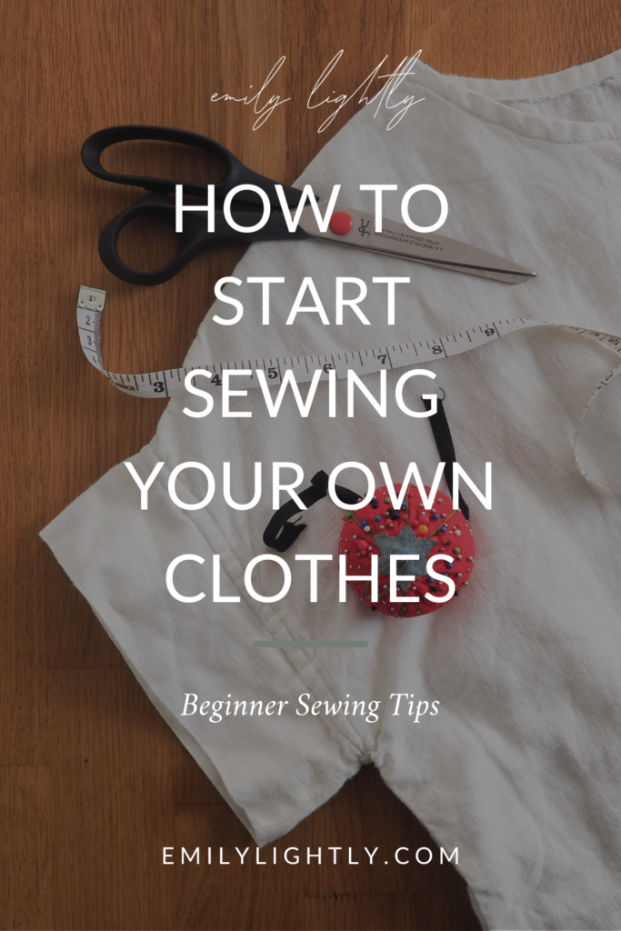 How To Get Started in Sewing