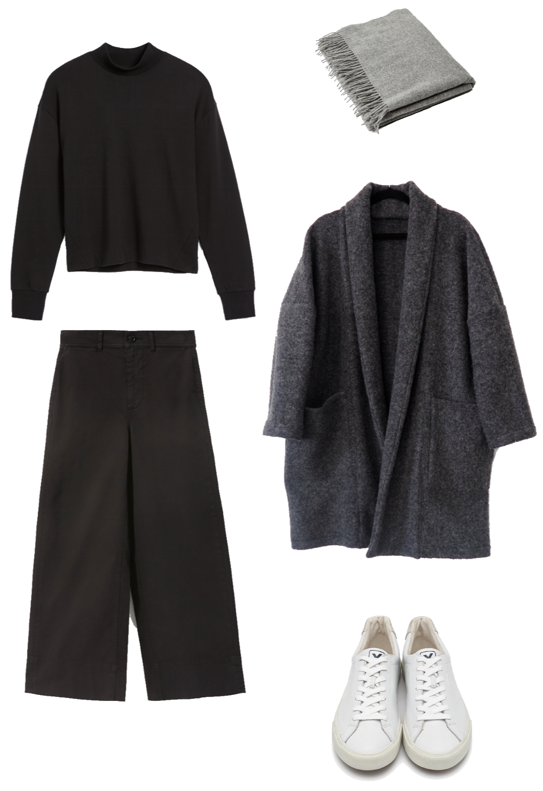 A Basic Winter Capsule Wardrobe - 24 Essential Pieces - Emily Lightly