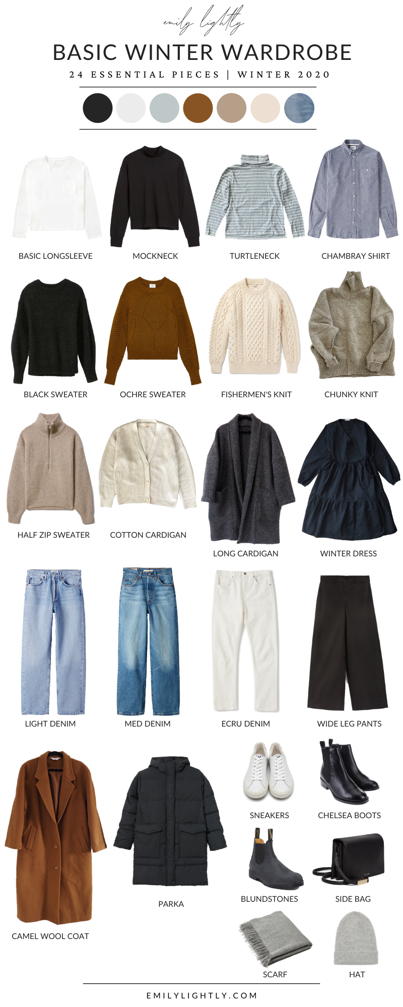 Basic Winter Capsule Wardrobe