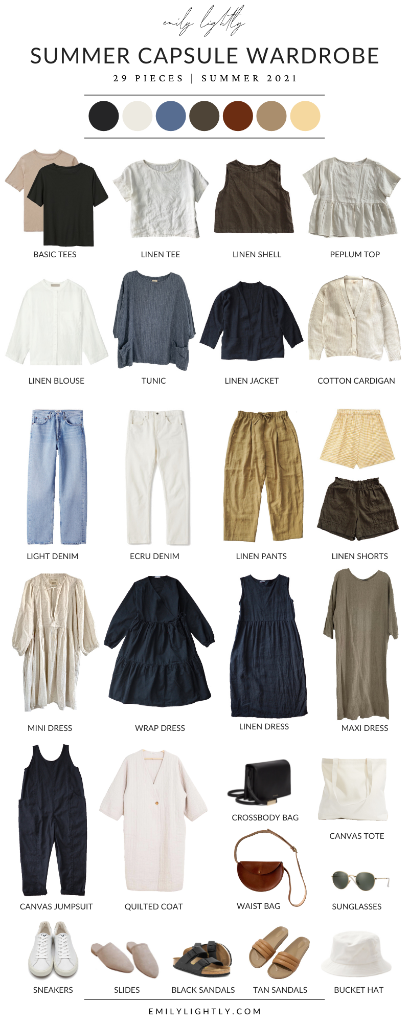 A Sustainable and Me-Made Summer Capsule Wardrobe