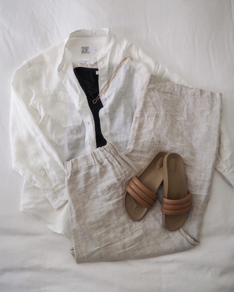 A Classic White Button Down Top for Spring on Life with Emily