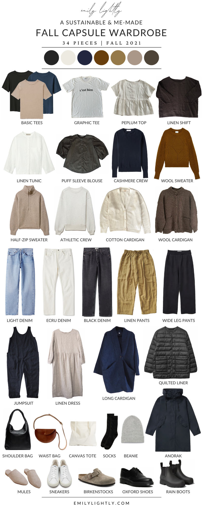 A sustainable & me-made fall capsule wardrobe