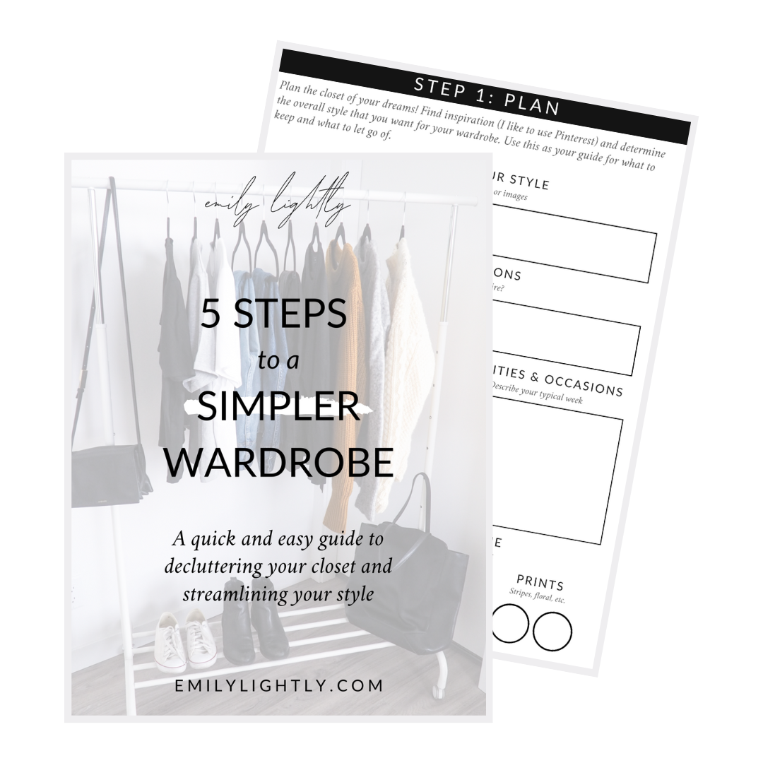 5 Steps to a Simpler Wardrobe