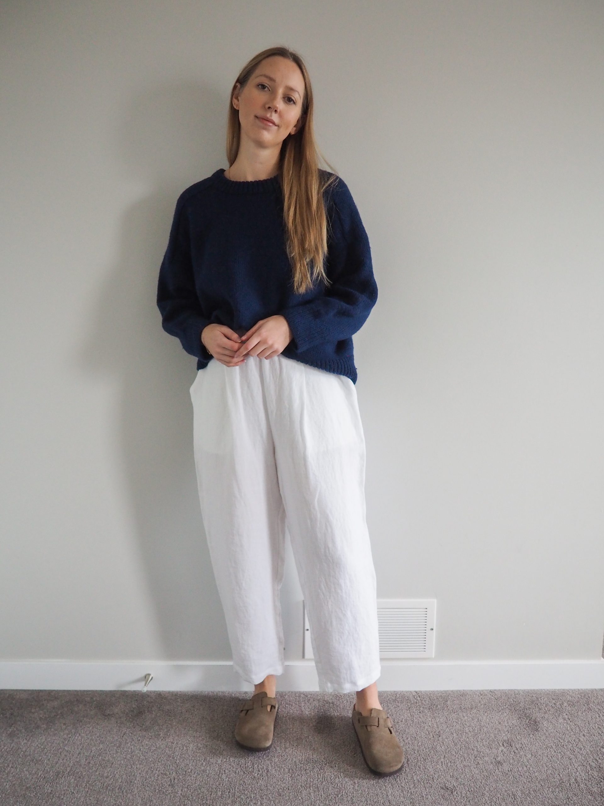 パンツ satin Water pants frey Islander Pants in Silk Satin - Coconut White